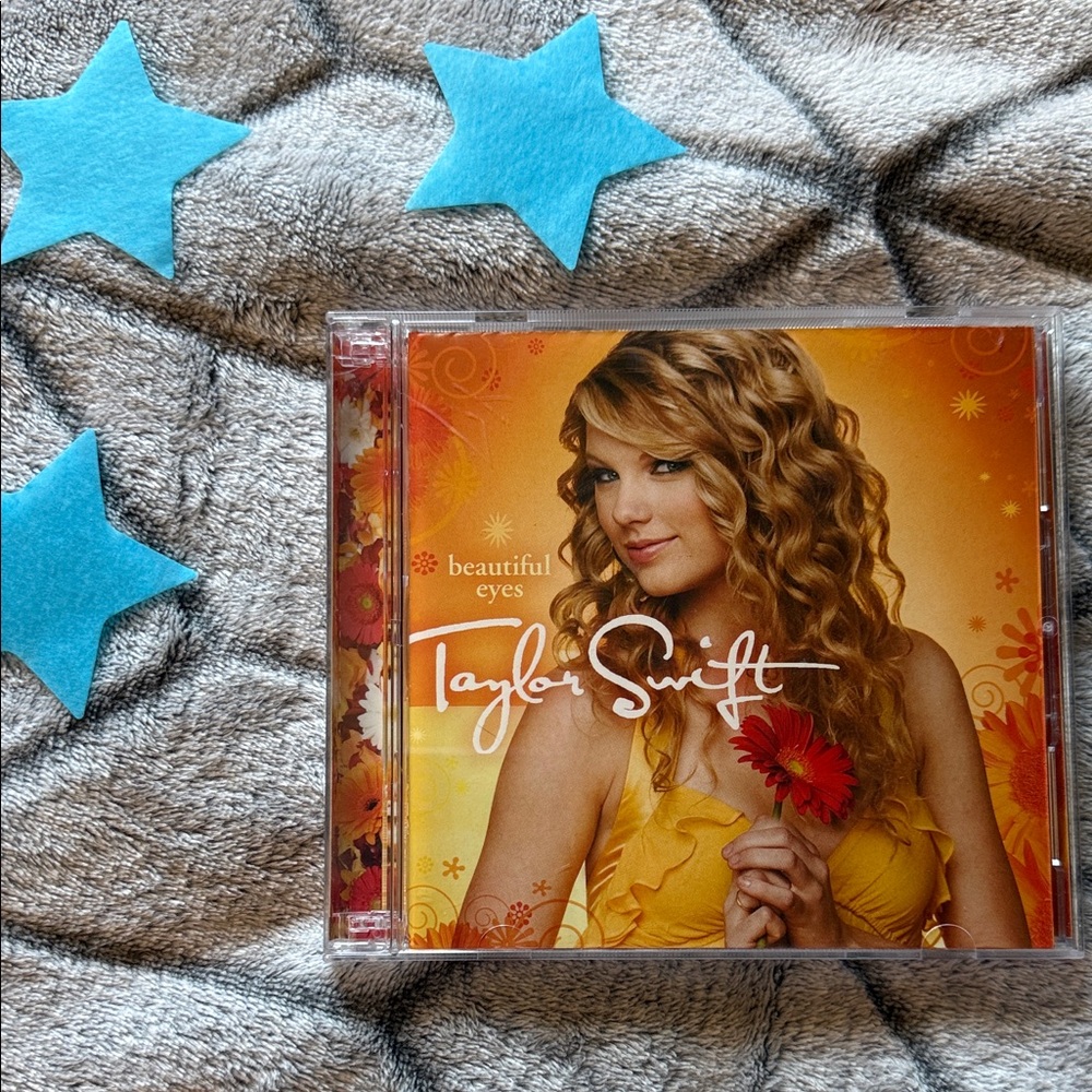 Taylor Swift Beautiful Eyes CD DVD RARE Poster